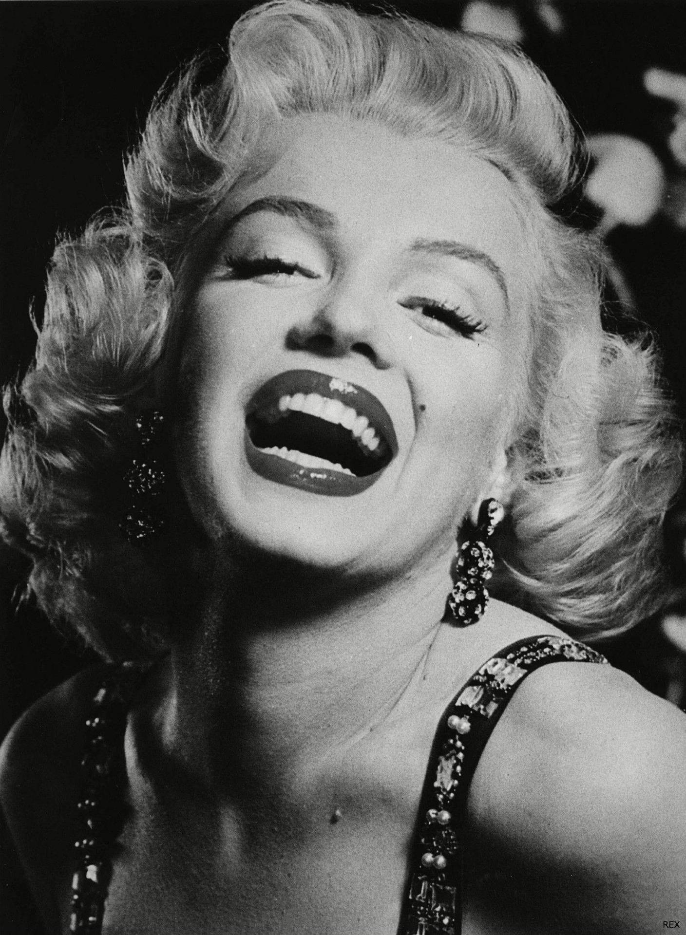 Celebrity Marilyn Monroe Iconic Portrait Background