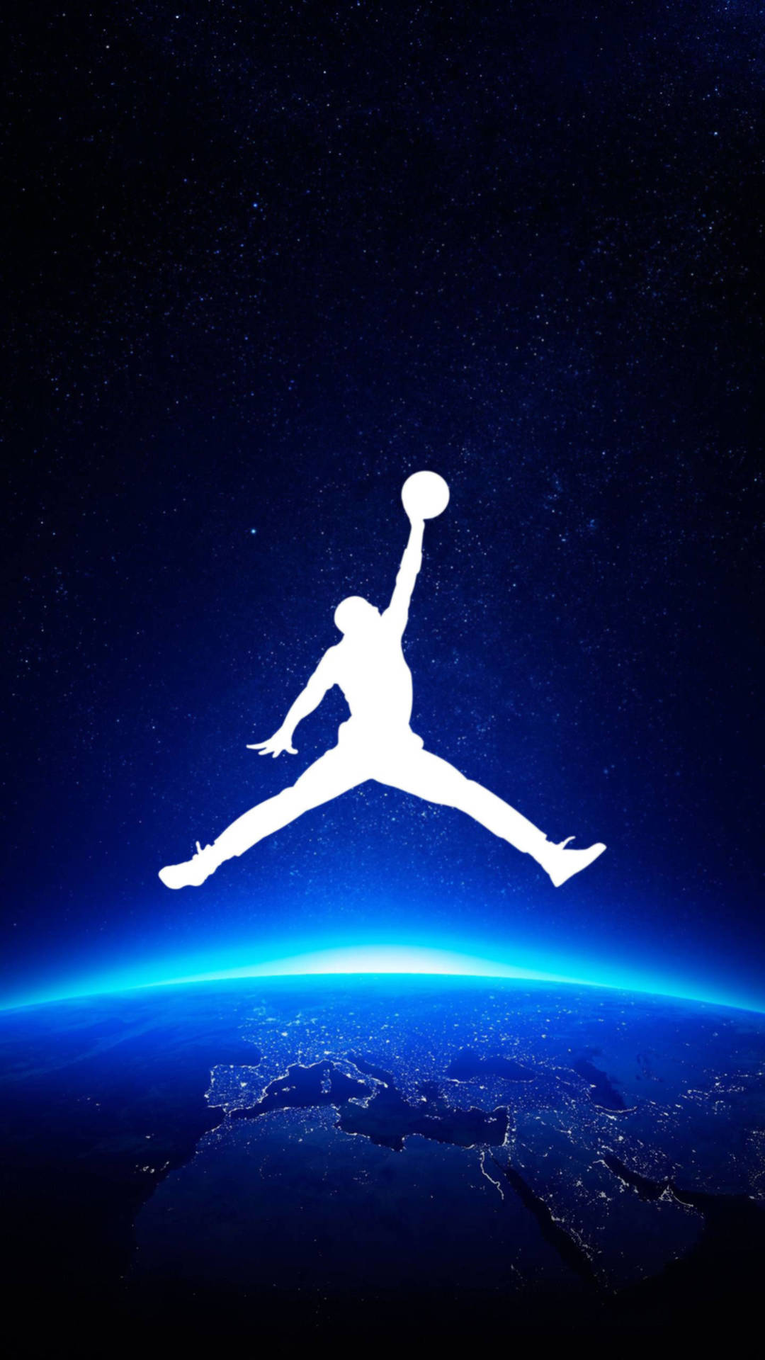 Celestial Air Jordan Logo Background
