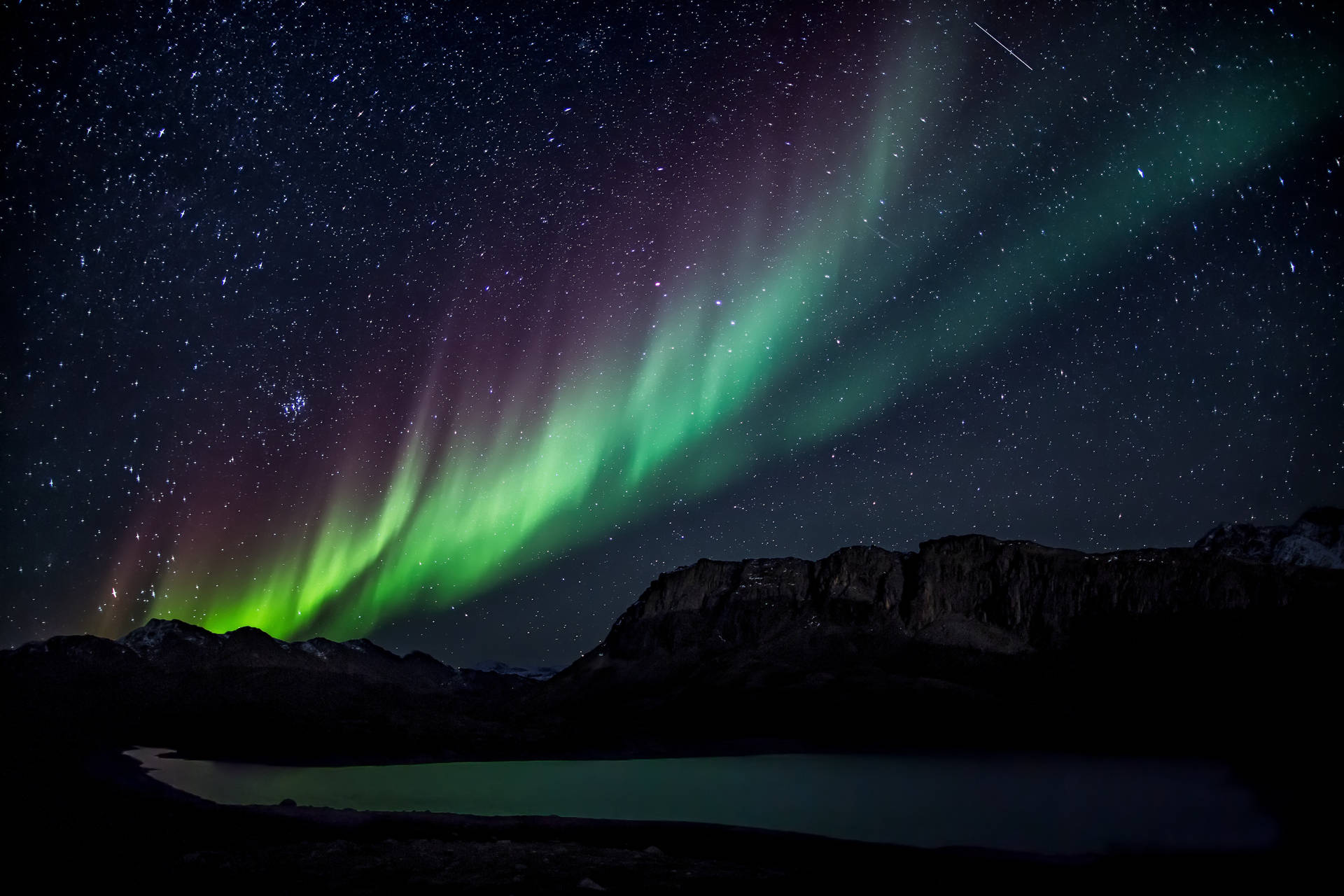 Celestial Northern Lights Background