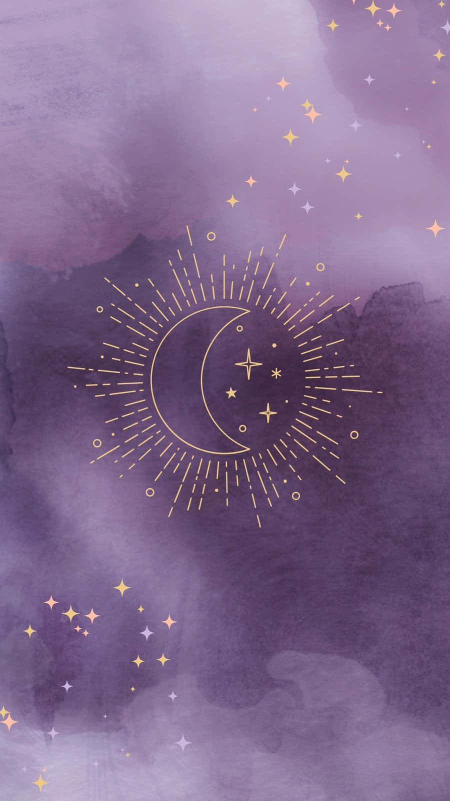 Celestial Watercolor Background