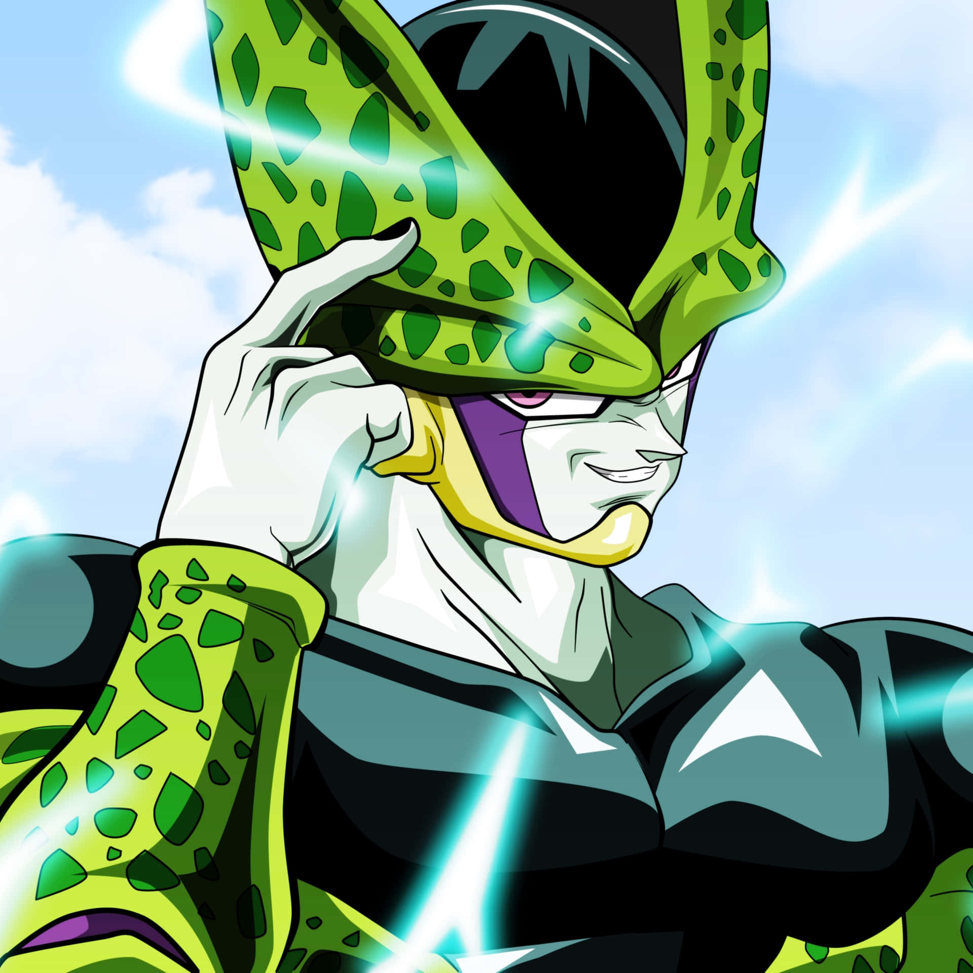 Cell Saluting D B Z Character