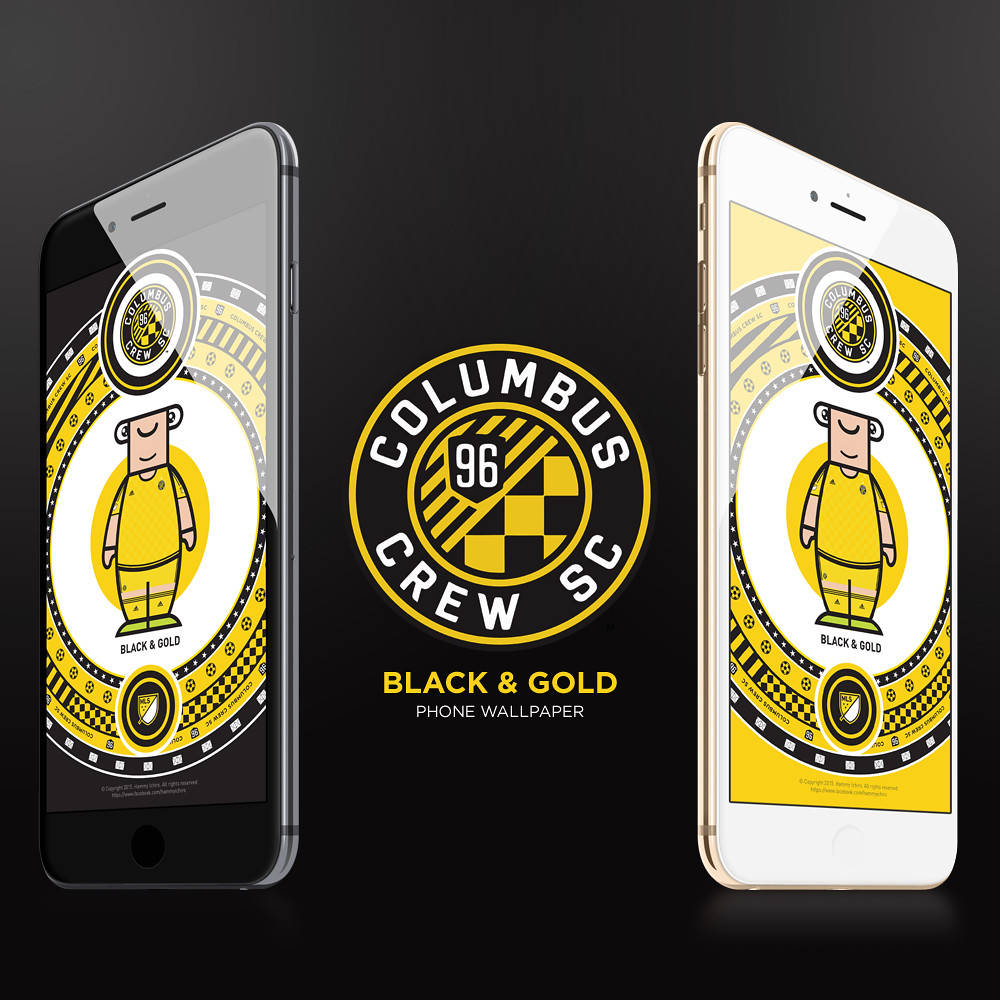 Cellphone With Columbus Crew Sc Logo