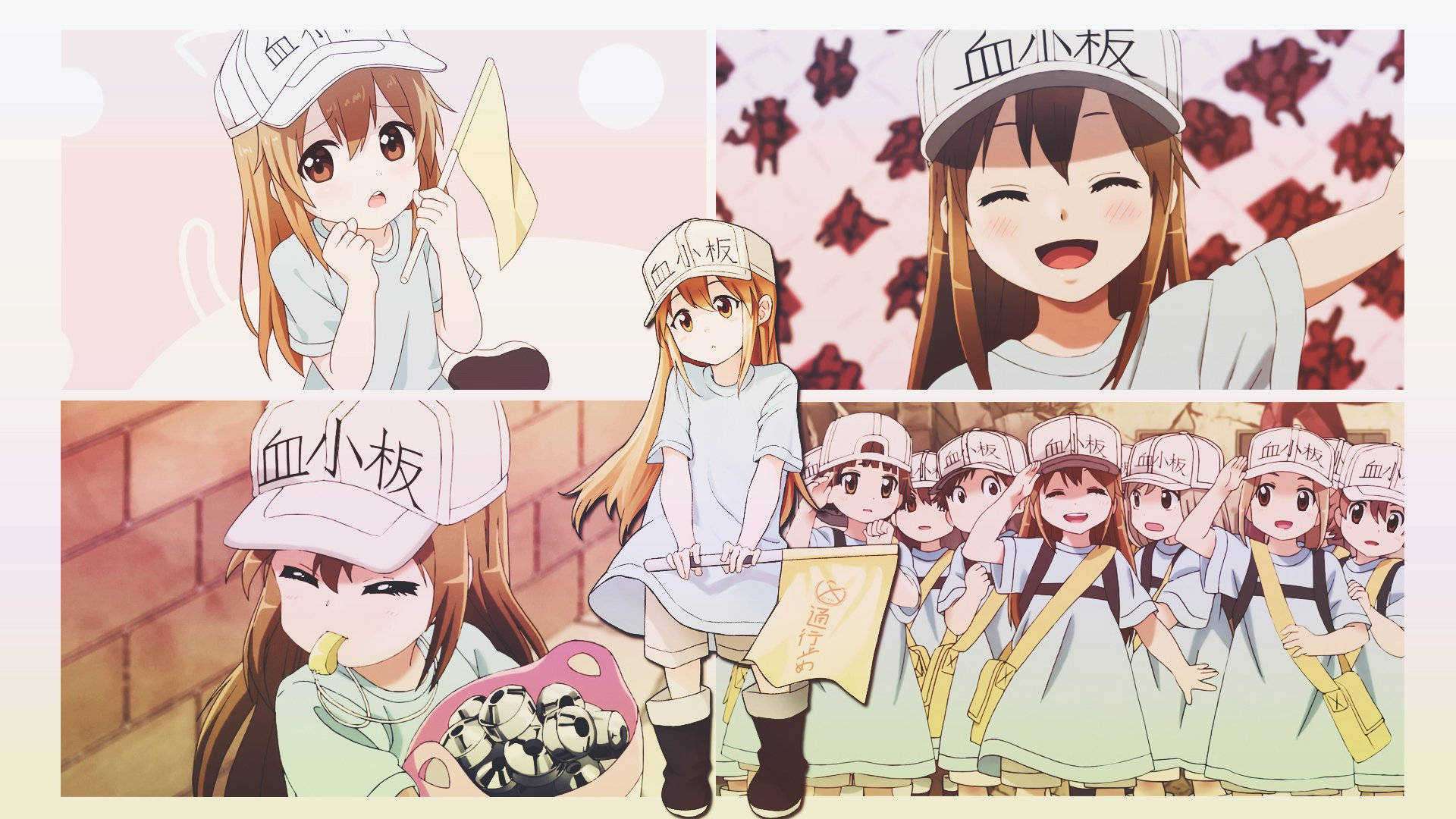 Cells At Work Platelet Cute College Background