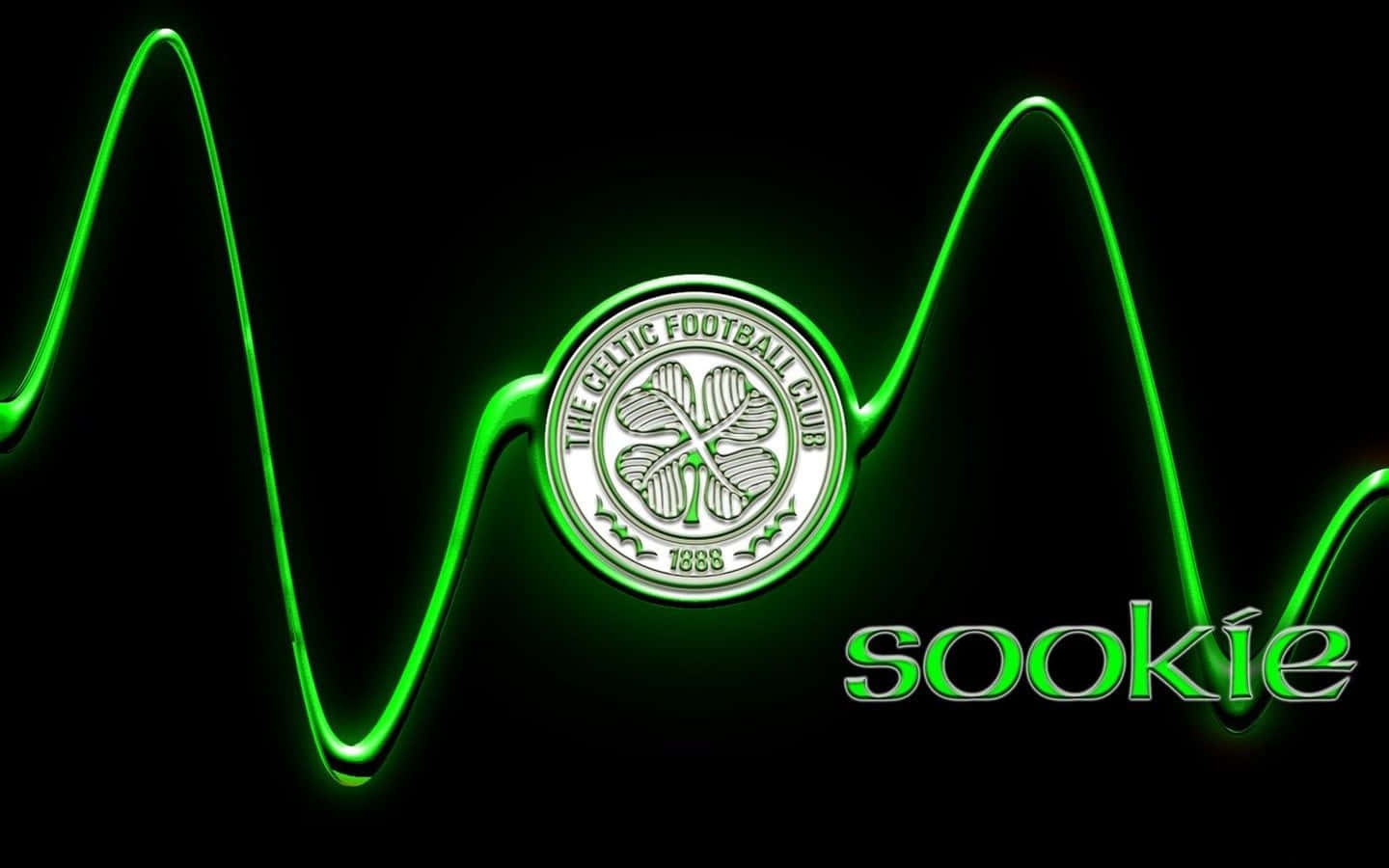 Celtic Fc Pride - Featuring The Successful Team's Crest Background