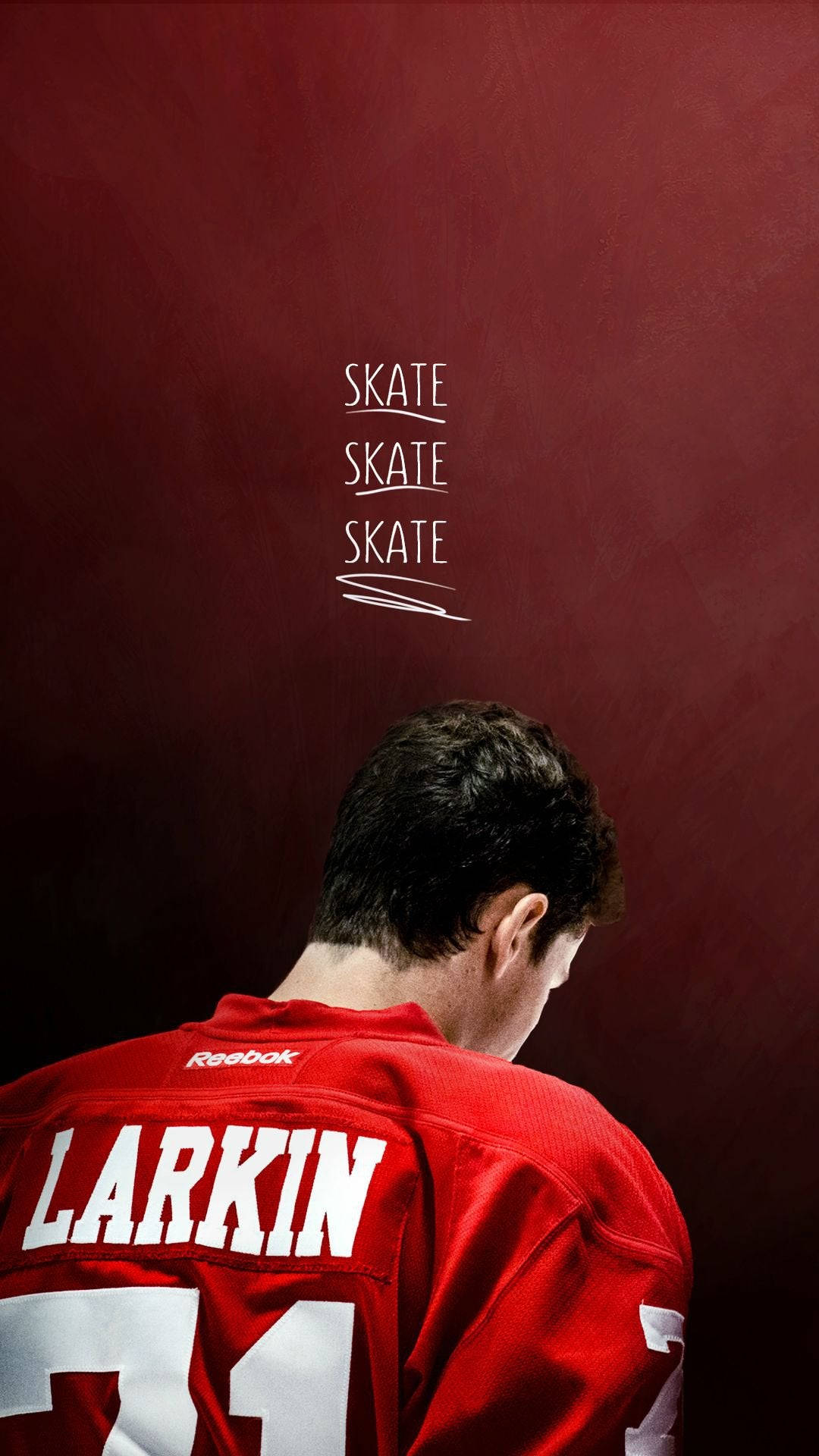 Center Dylan Larkin Graphic Artwork Background