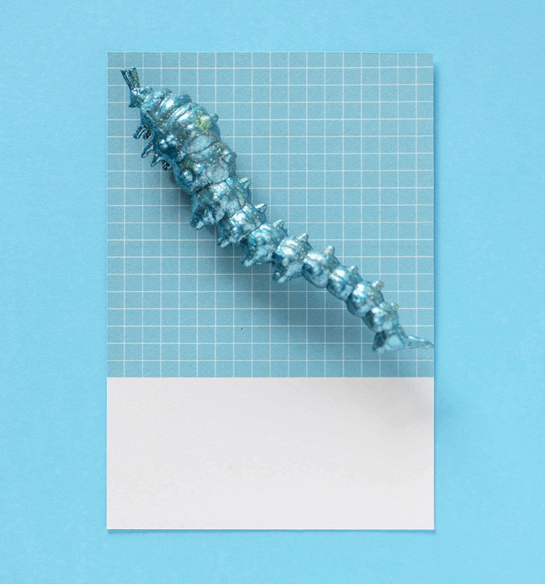 Centipede Figurine Blue Aesthetic