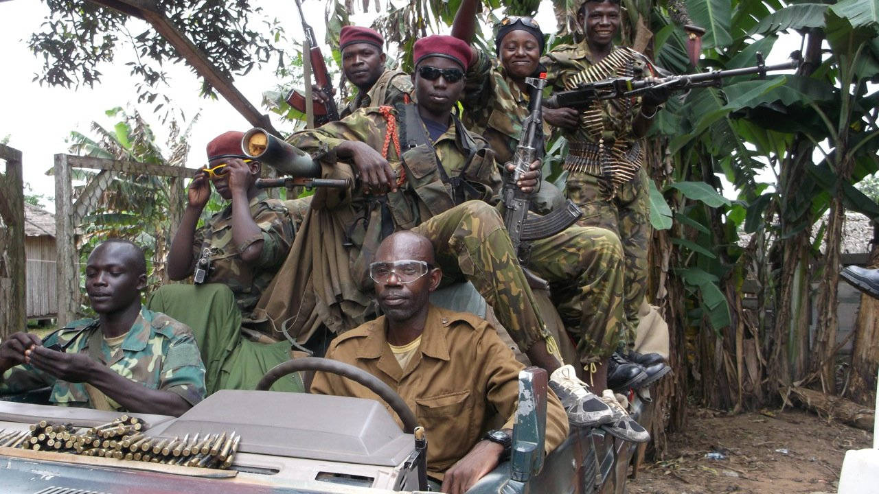 Central African Republic Military Riding Vehicle Background