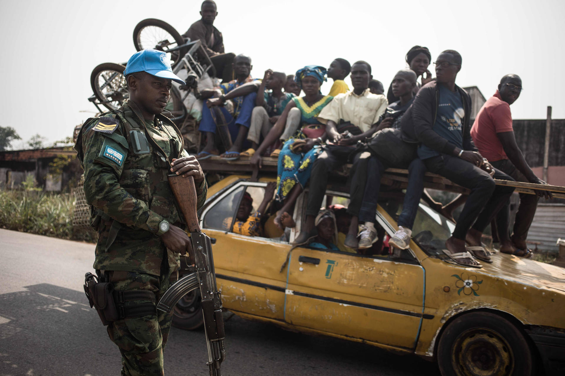 Central African Republic Soldier Background