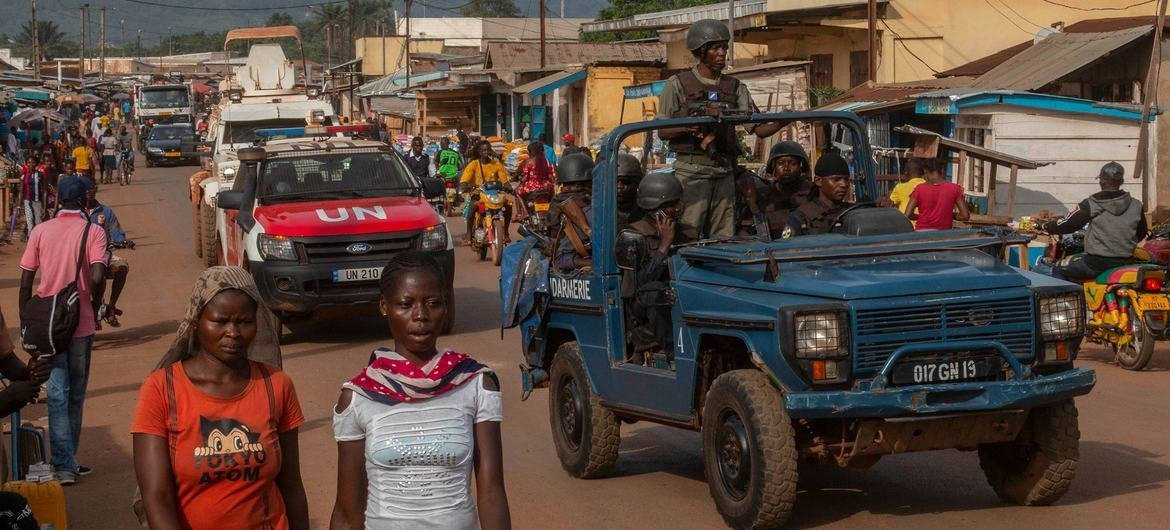 Central African Republic Un Military Driving