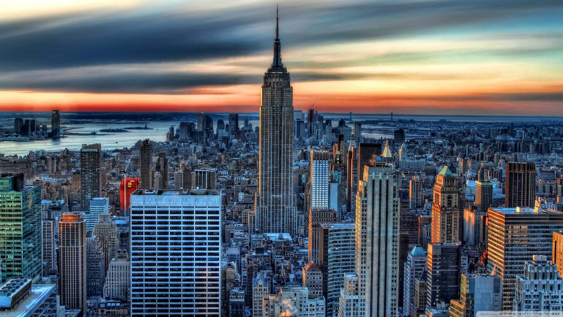 Central Park's Beauty Lit Up At Night In New York City Background