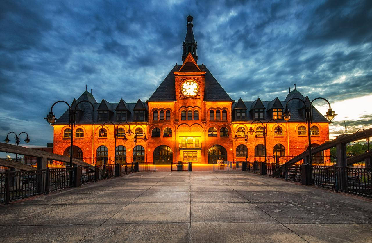 Central Railroad Of New Jersey Terminal Background