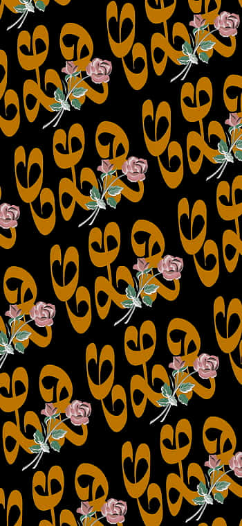 Certified Lover Boy Logo Pattern Background