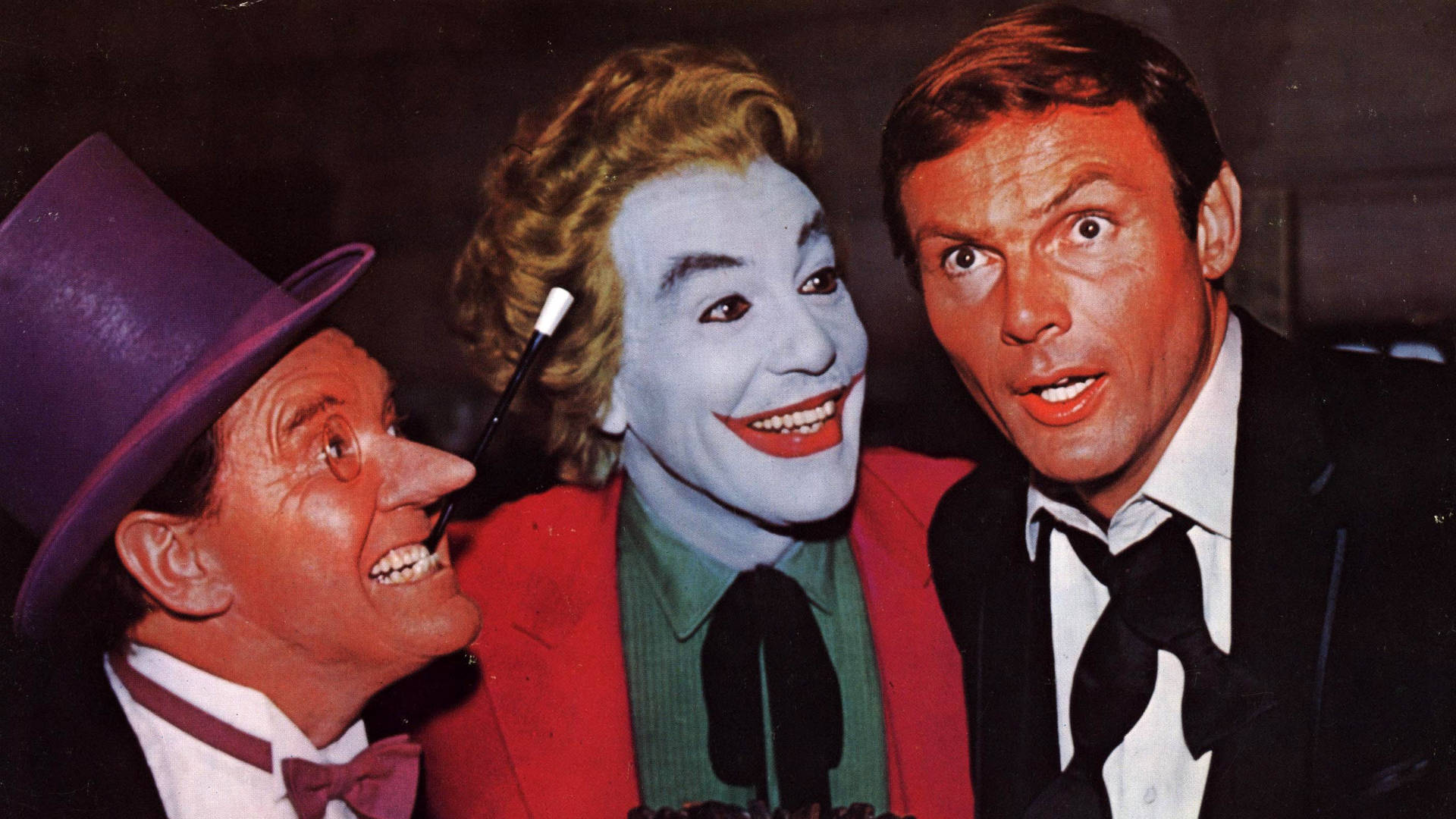 Cesar Romero Adam West Burgess Meredith Background