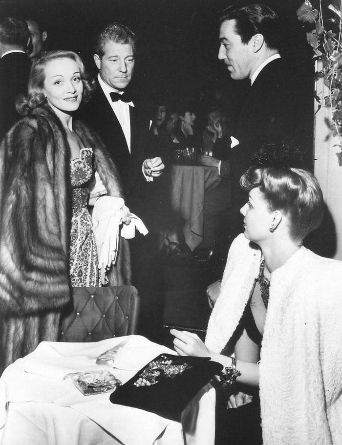 Cesar Romero Marlene Dietrich Ann Sheridan