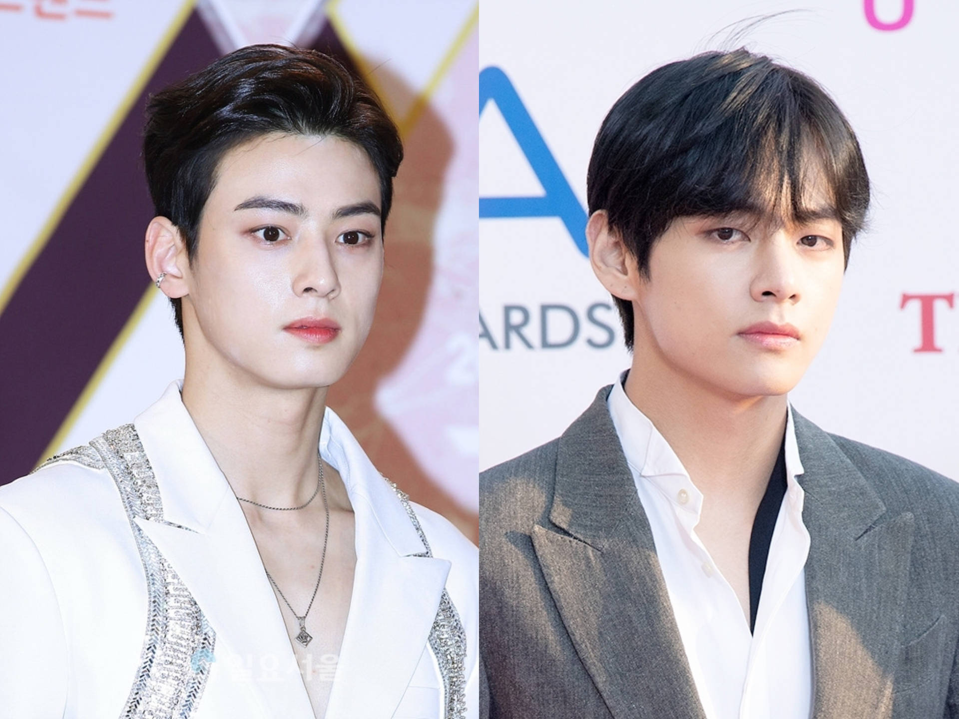 Cha Eun Woo Kim Tae Hyung