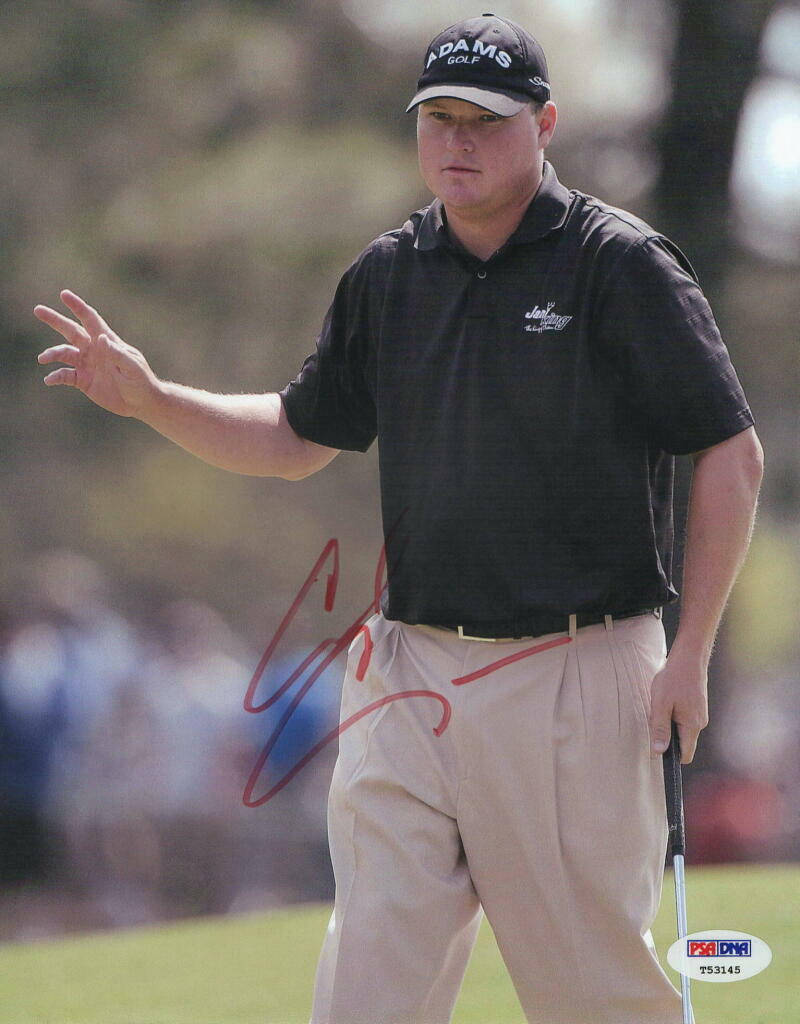 Chad Campbell Signed Photo Background