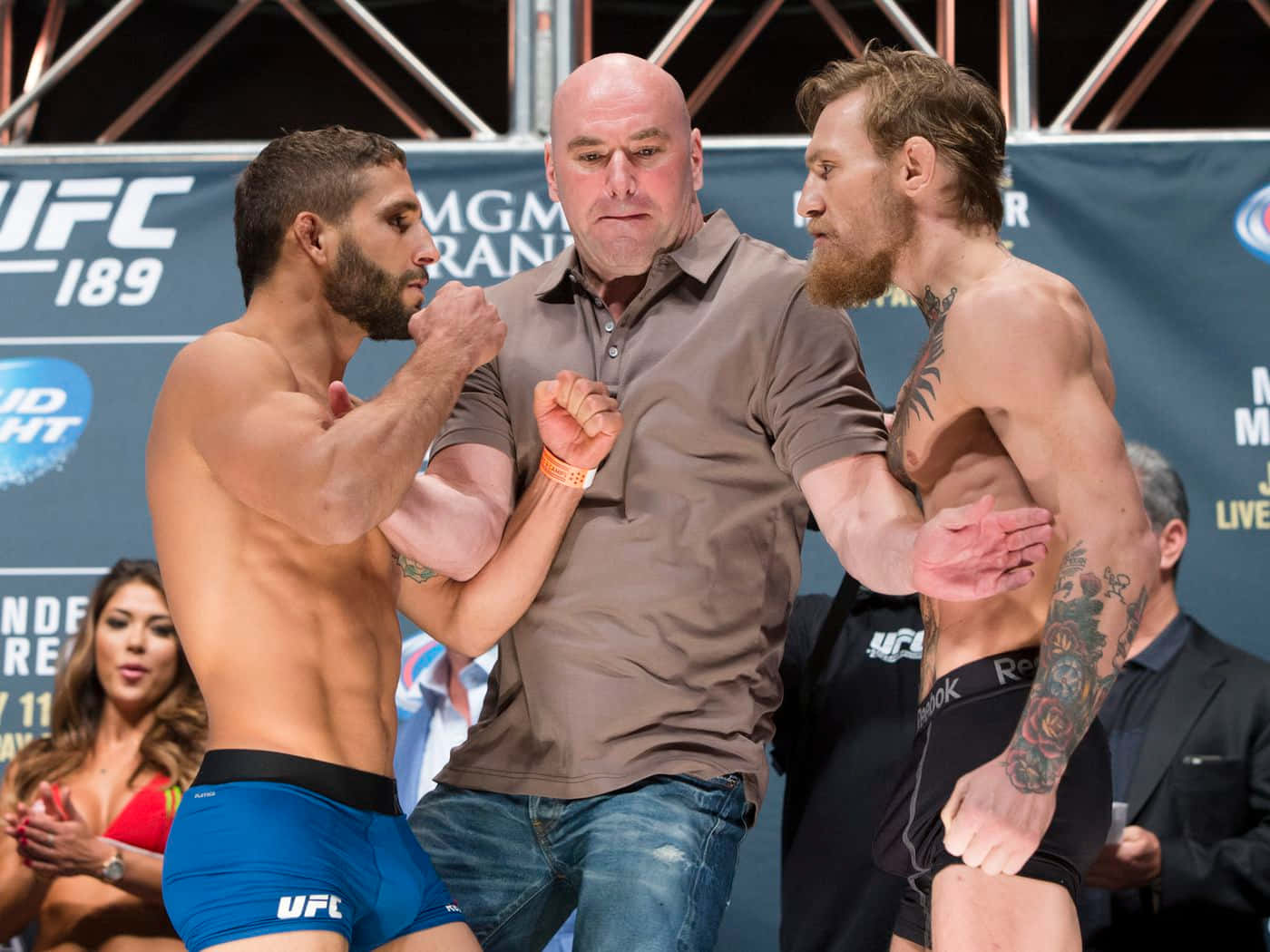 Chad Mendes Ufc 189 Face-off Event Background