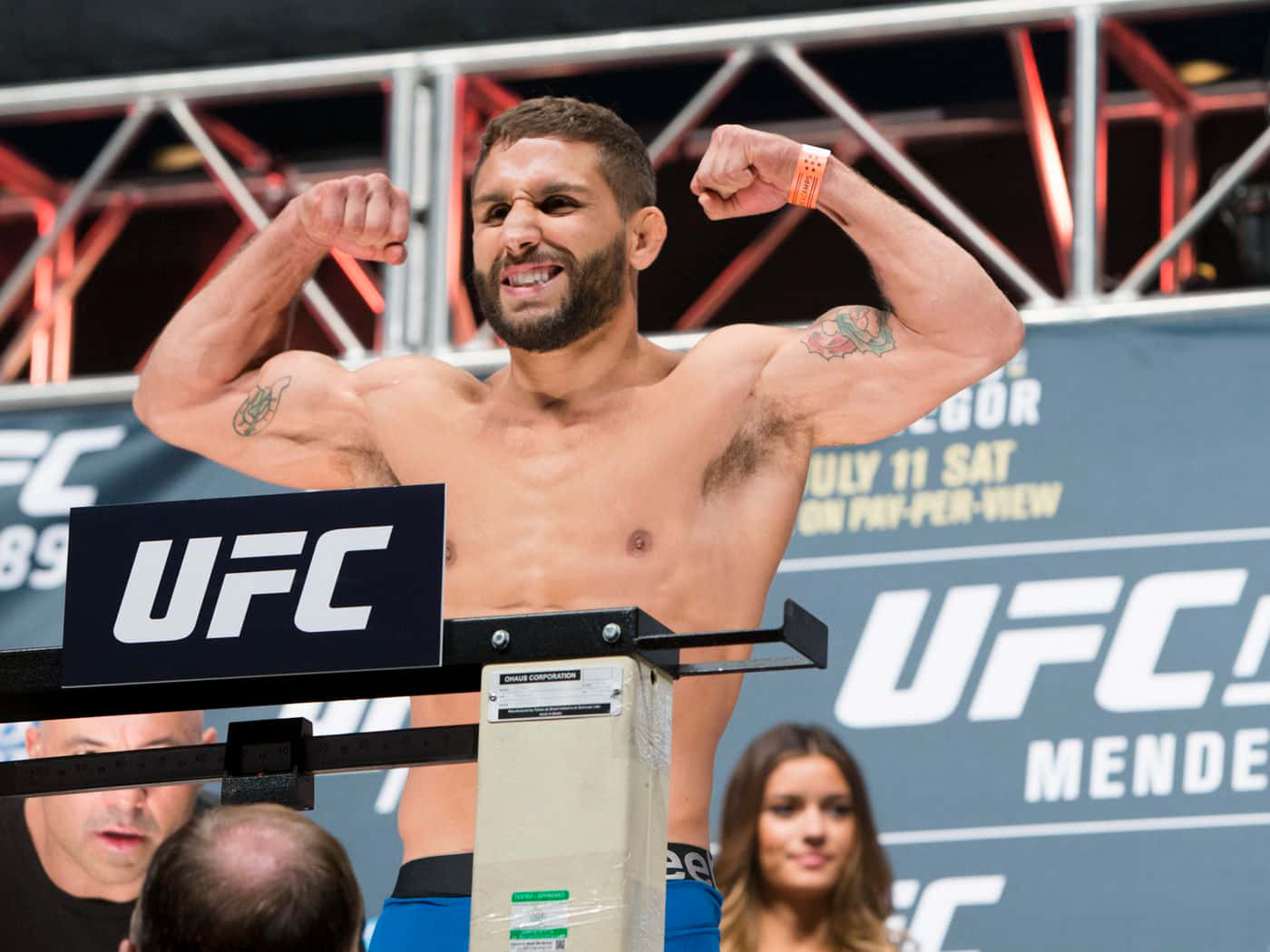 Chad Mendes Ufc Weigh-in Pre Fight Background