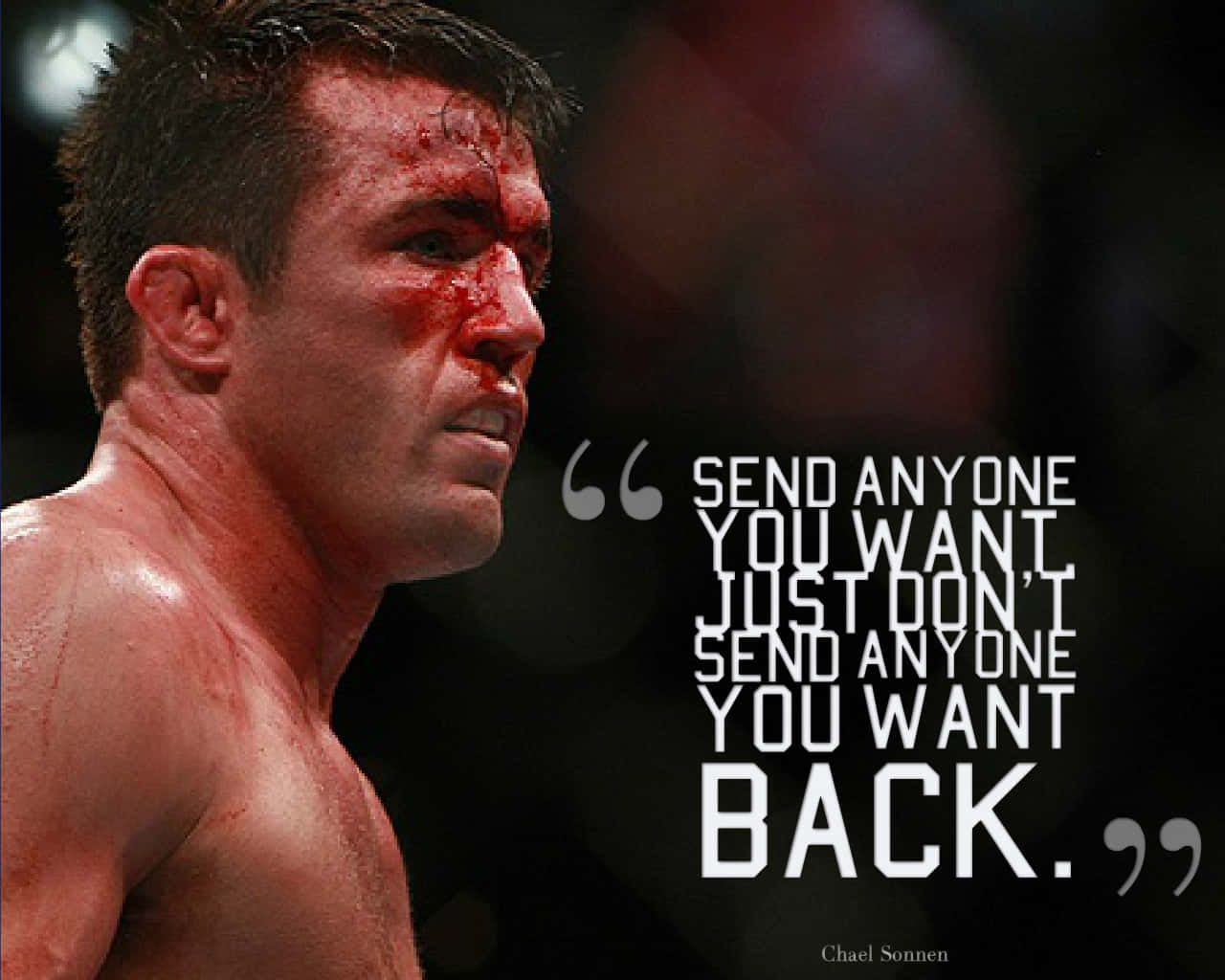 Chael Sonnen Candidly Offering Valuable Advice Background