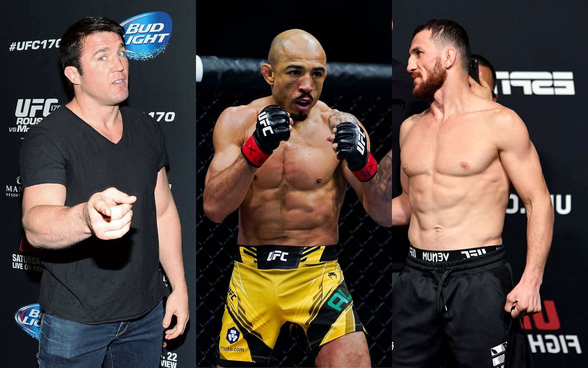 Chael Sonnen Jose Aldo Merab Dvalishvili Background