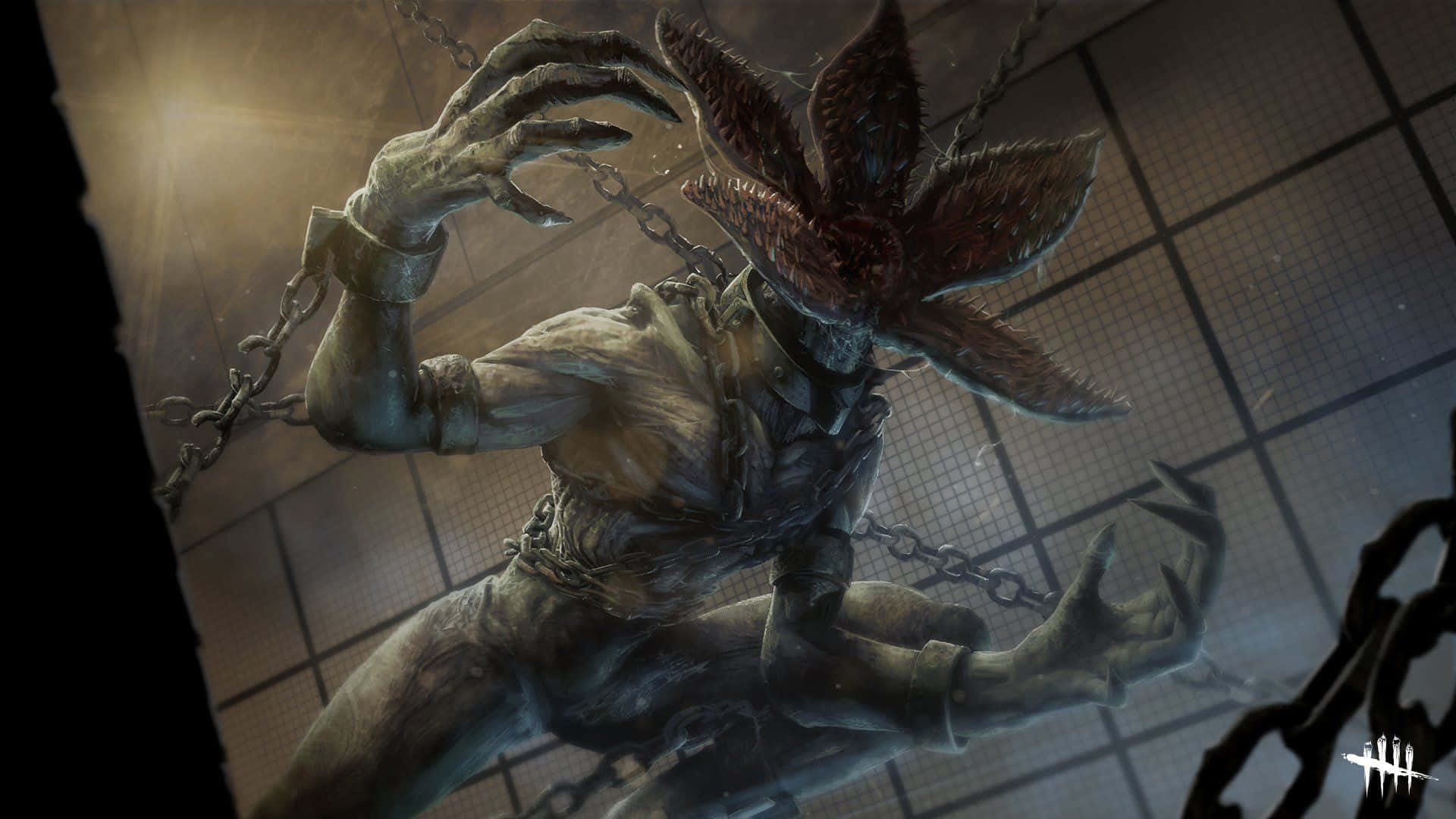 Chained Demogorgon Stranger Things Background