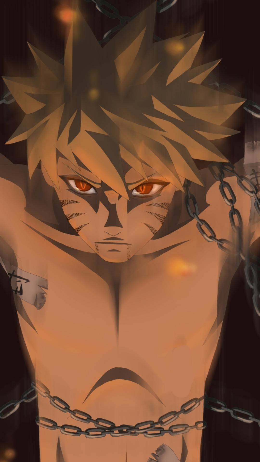 Chained Naruto Iphone Background