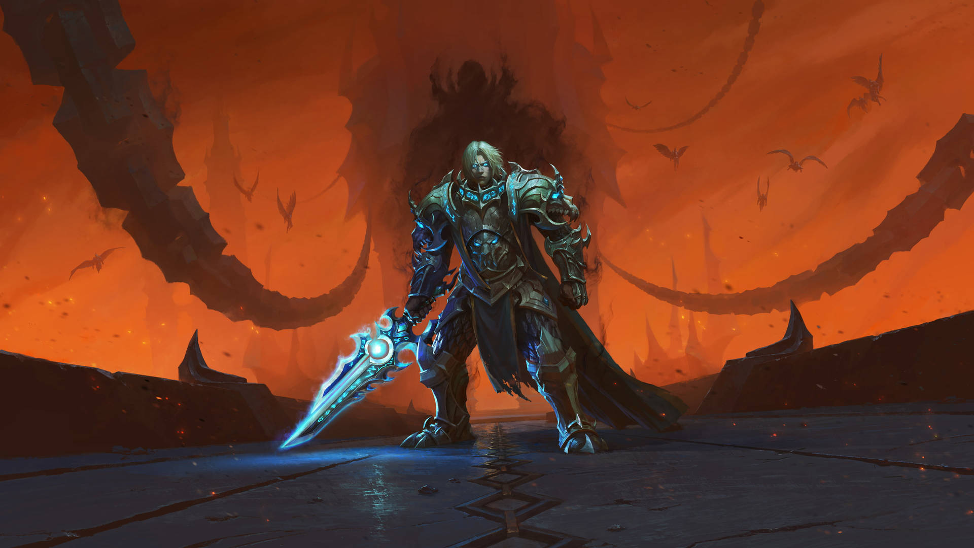 Chains Of Domination Death Knight Anduin Background