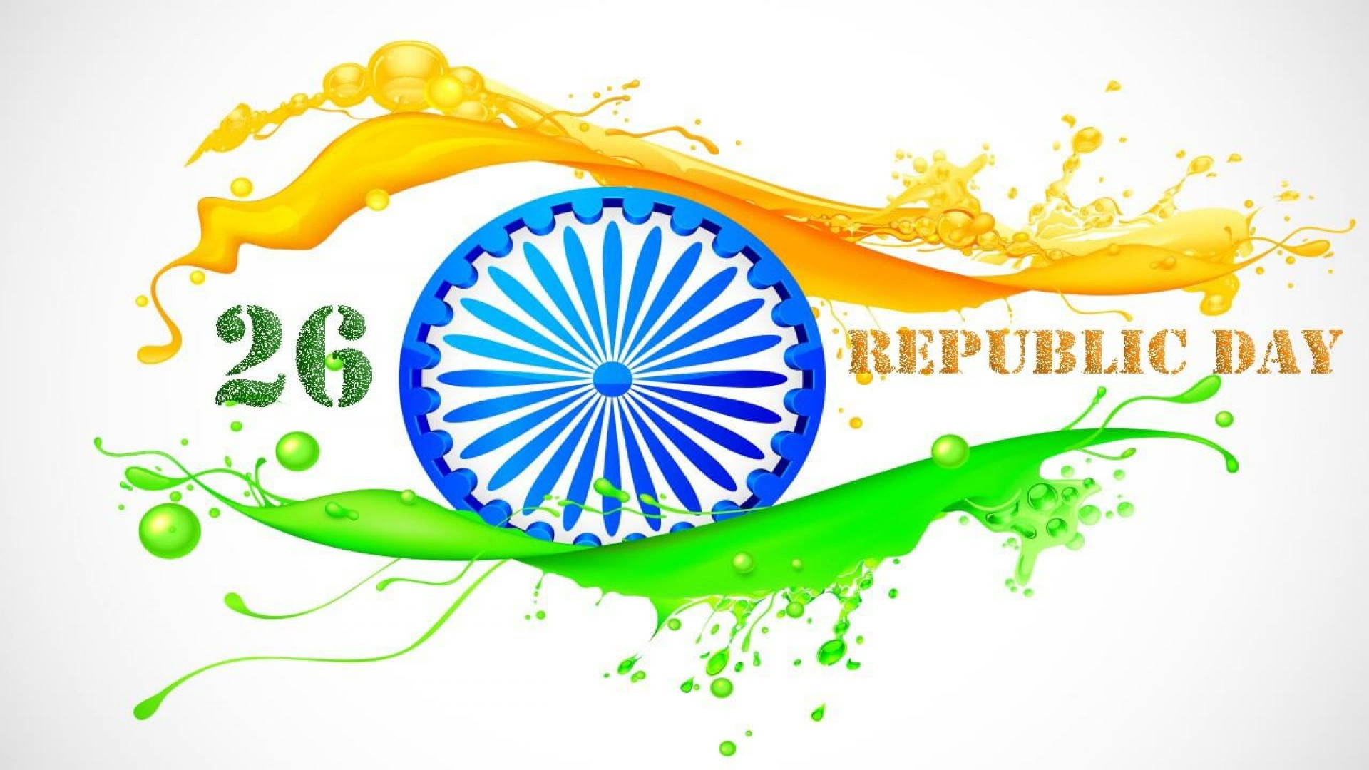 Chakra Art Republic Day Background