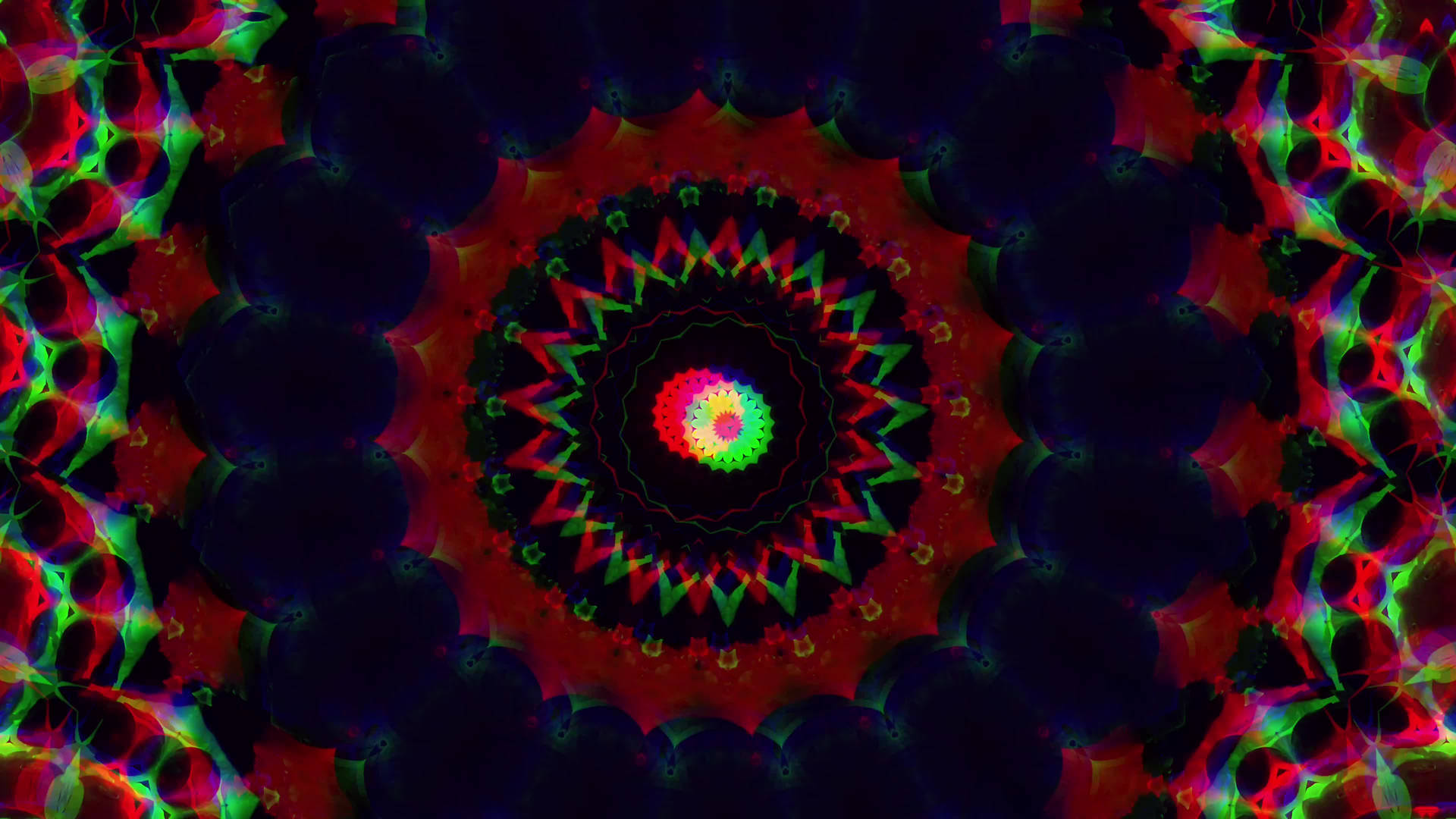 Chakra Vertigo Effect Art Background