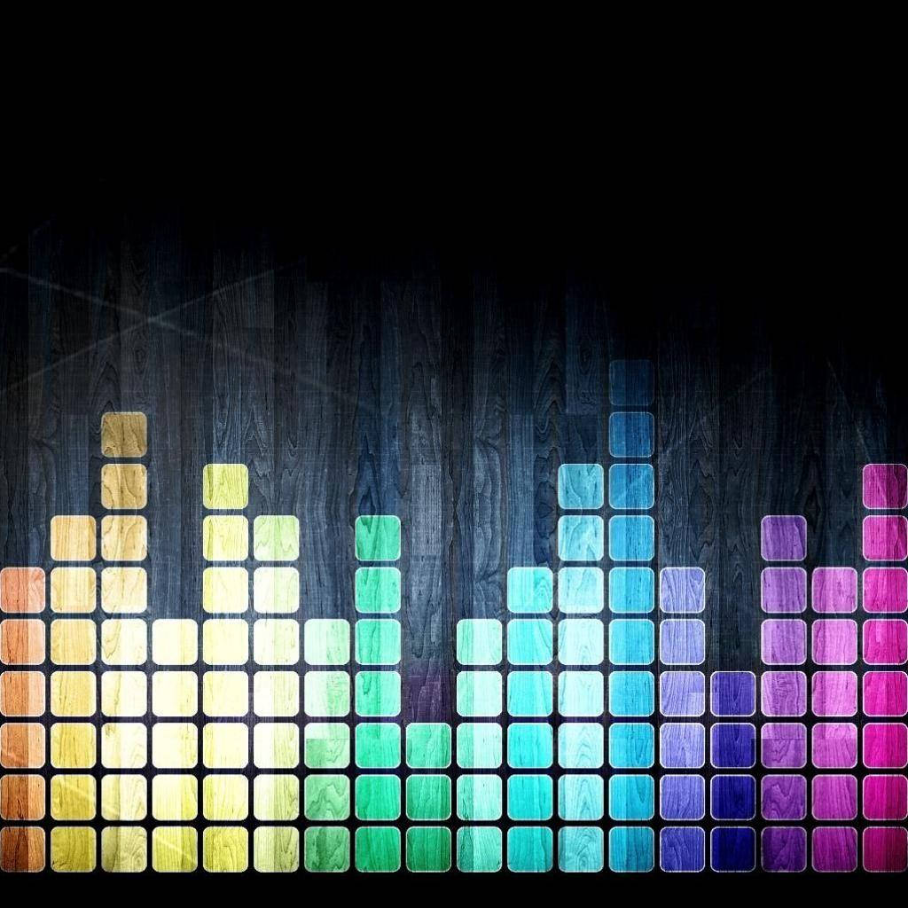 Chalk Style Tetris Art Background