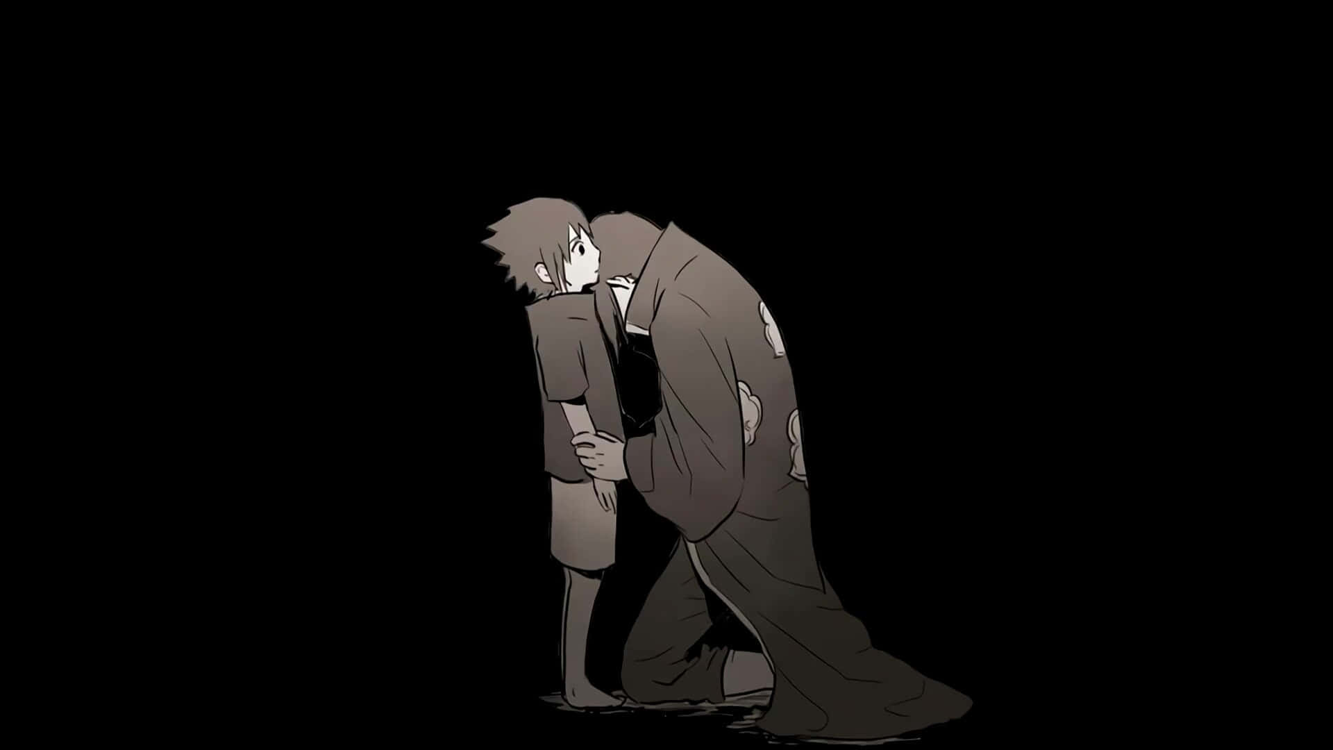 “challenge Accepted” – Sasuke Uchiha Stares Down His Obstacles Background