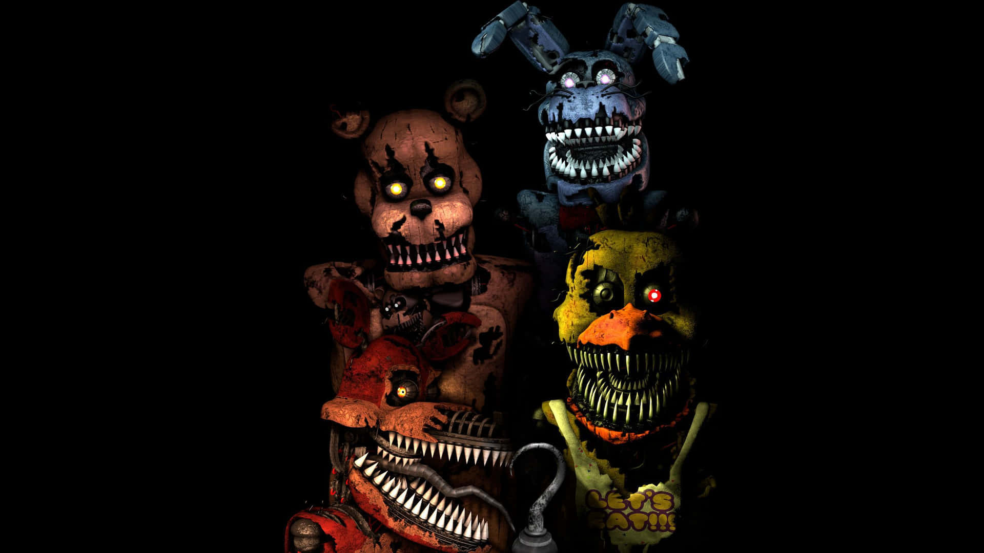 Challenge The Animatronics In Five Nights At Freddy's! Background