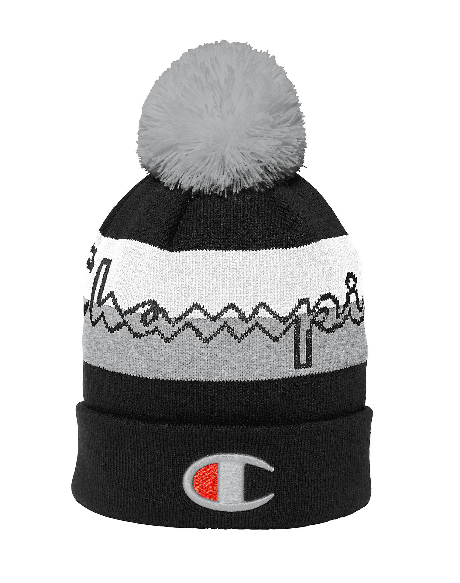 Champion Black Beanie Hat