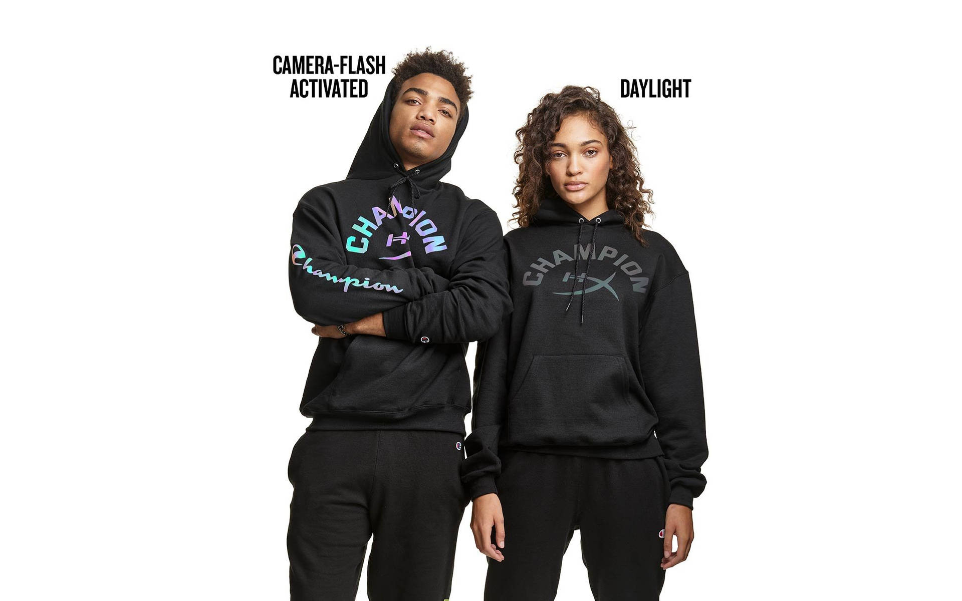 Champion Black Couple Sweater