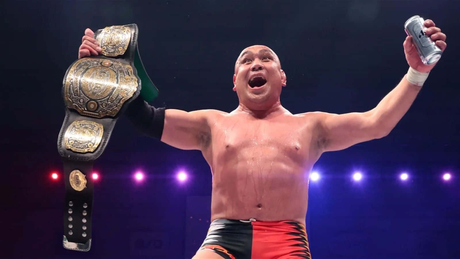 Champion Celebration Victory Pose Background