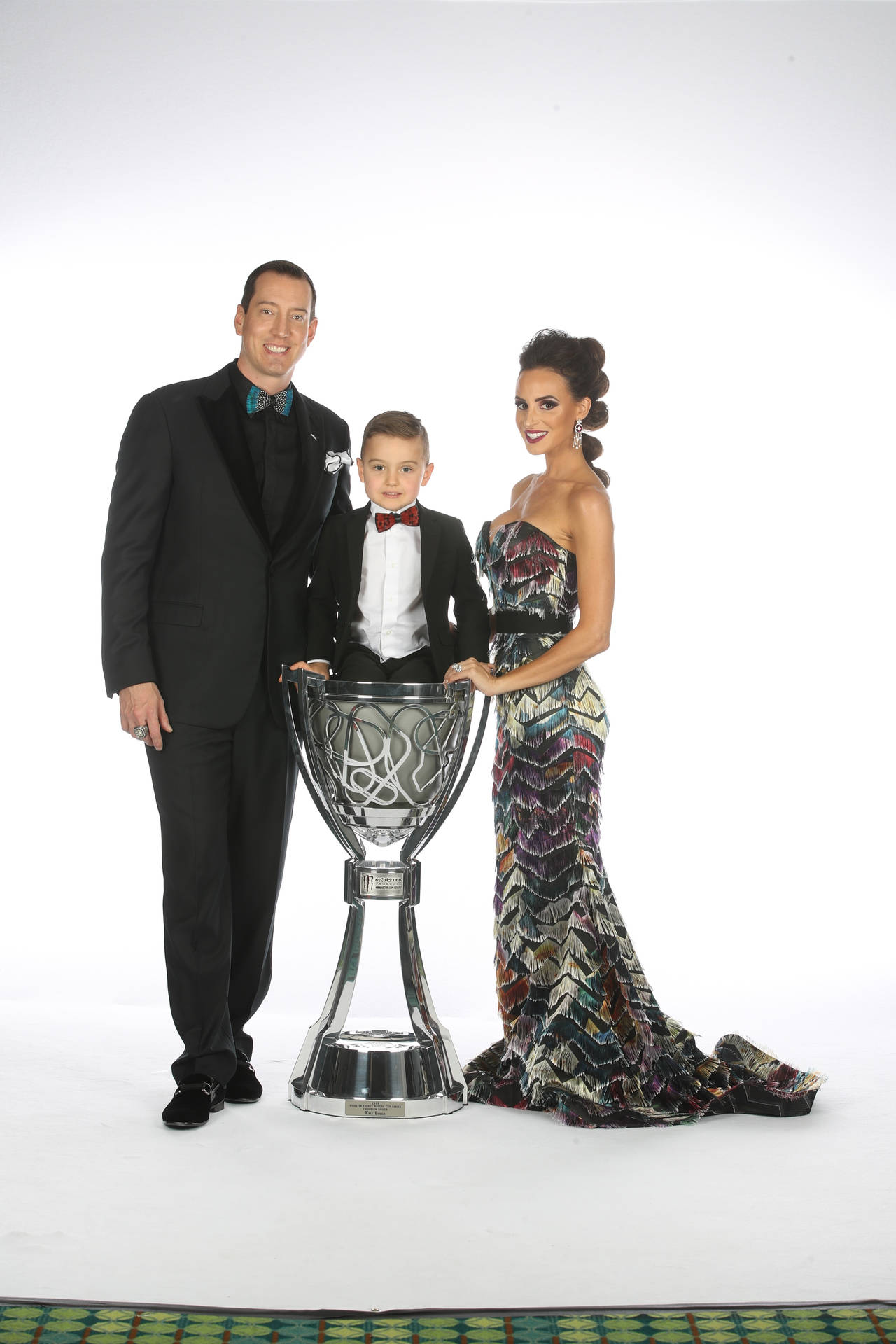 Champion Nascar Driver Kyle Busch With His Beautiful Family