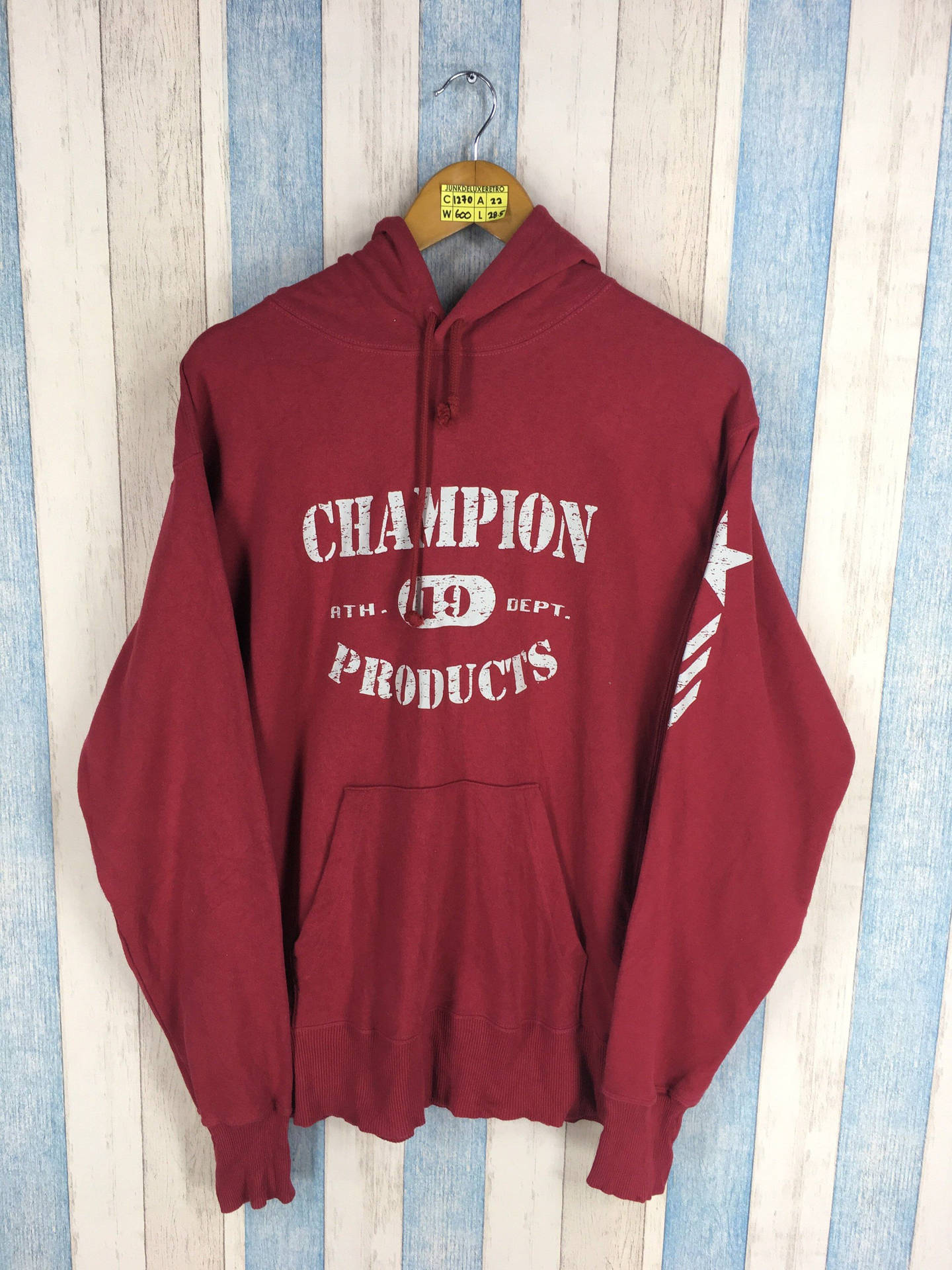 Champion Red Worn-out Jacket