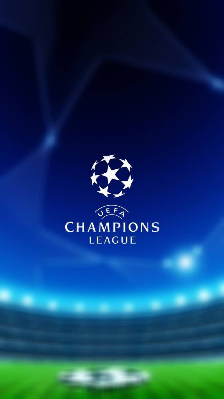 Champions League Logo On Stadium