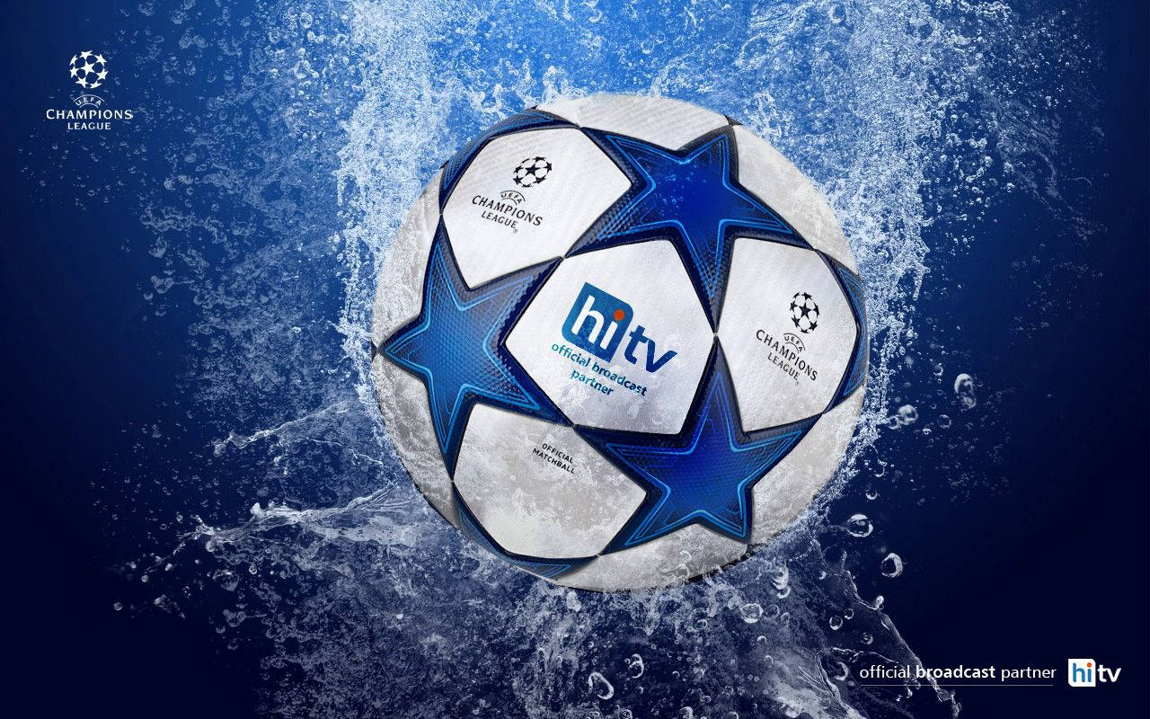 Champions League Match Ball Splash