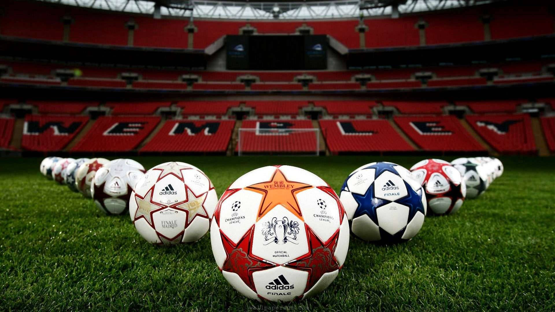 Champions League Official Match Balls Background