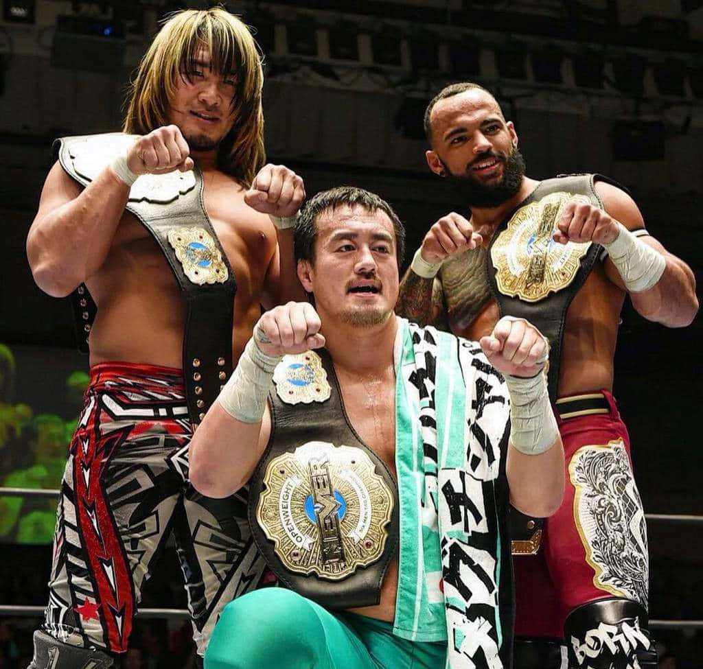 Champions Triowith Hiroshi Tanahashi Background