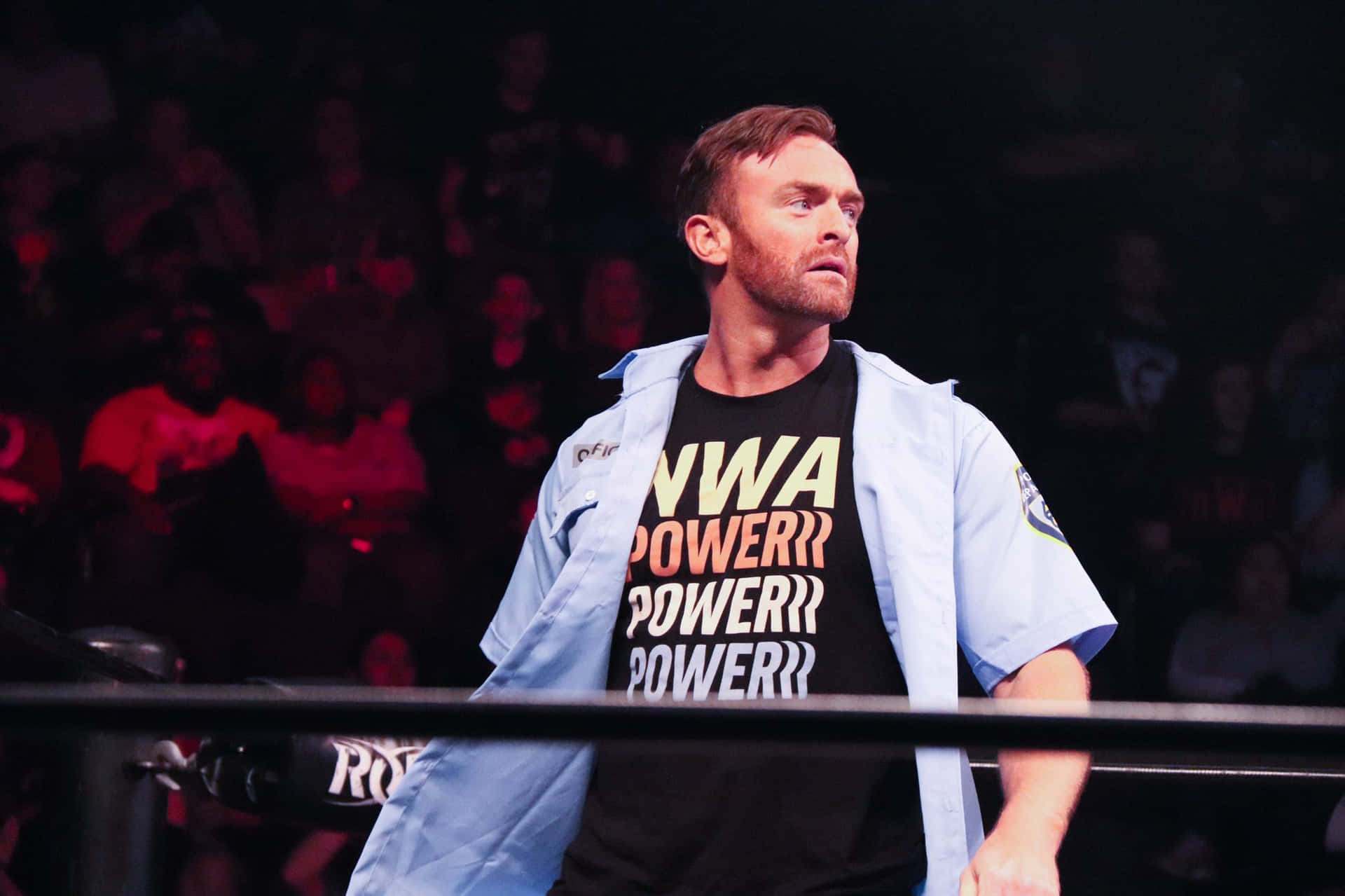 Championship Athlete, Nick Aldis In Action Background