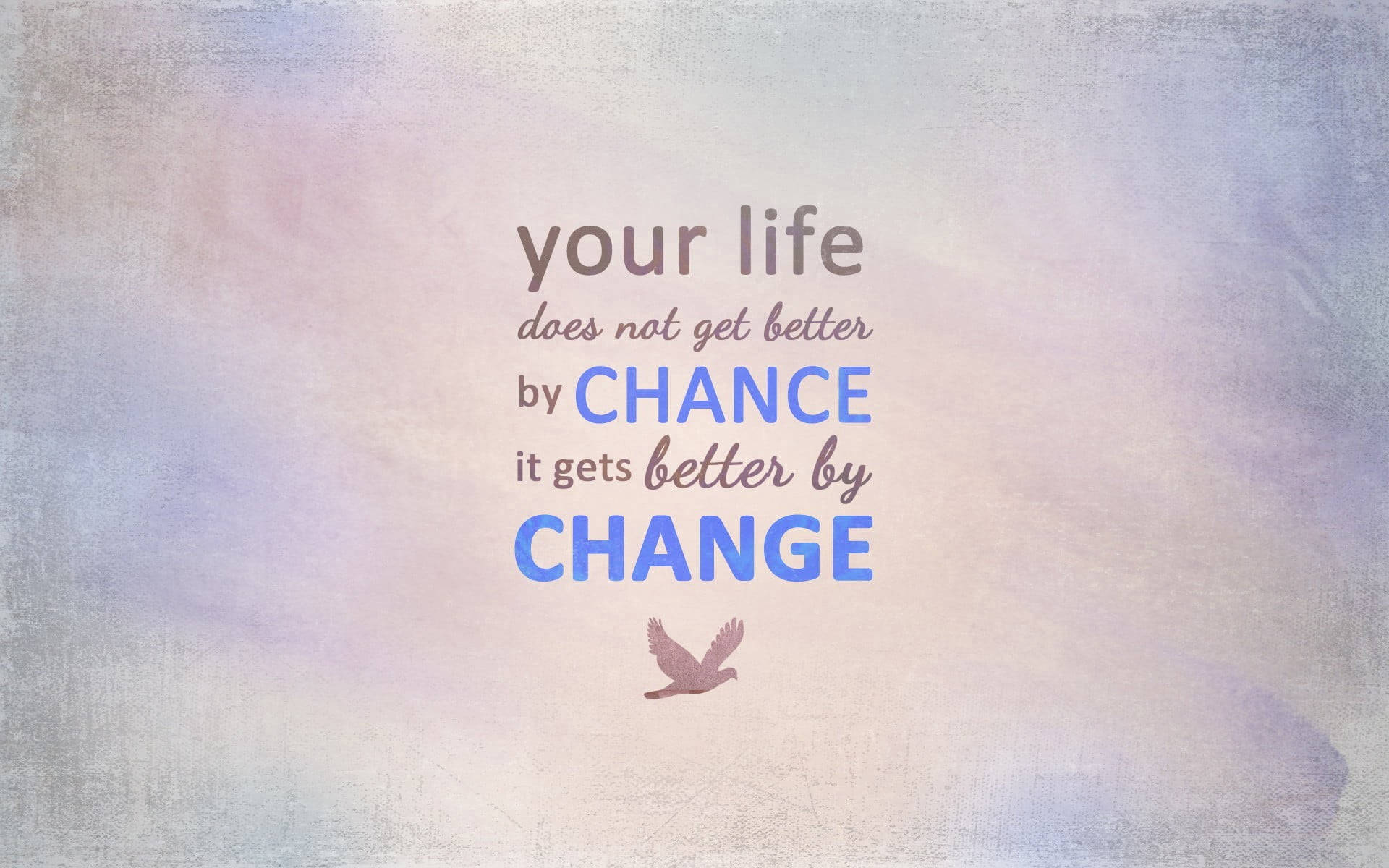 Chance And Change Life Quotes Background