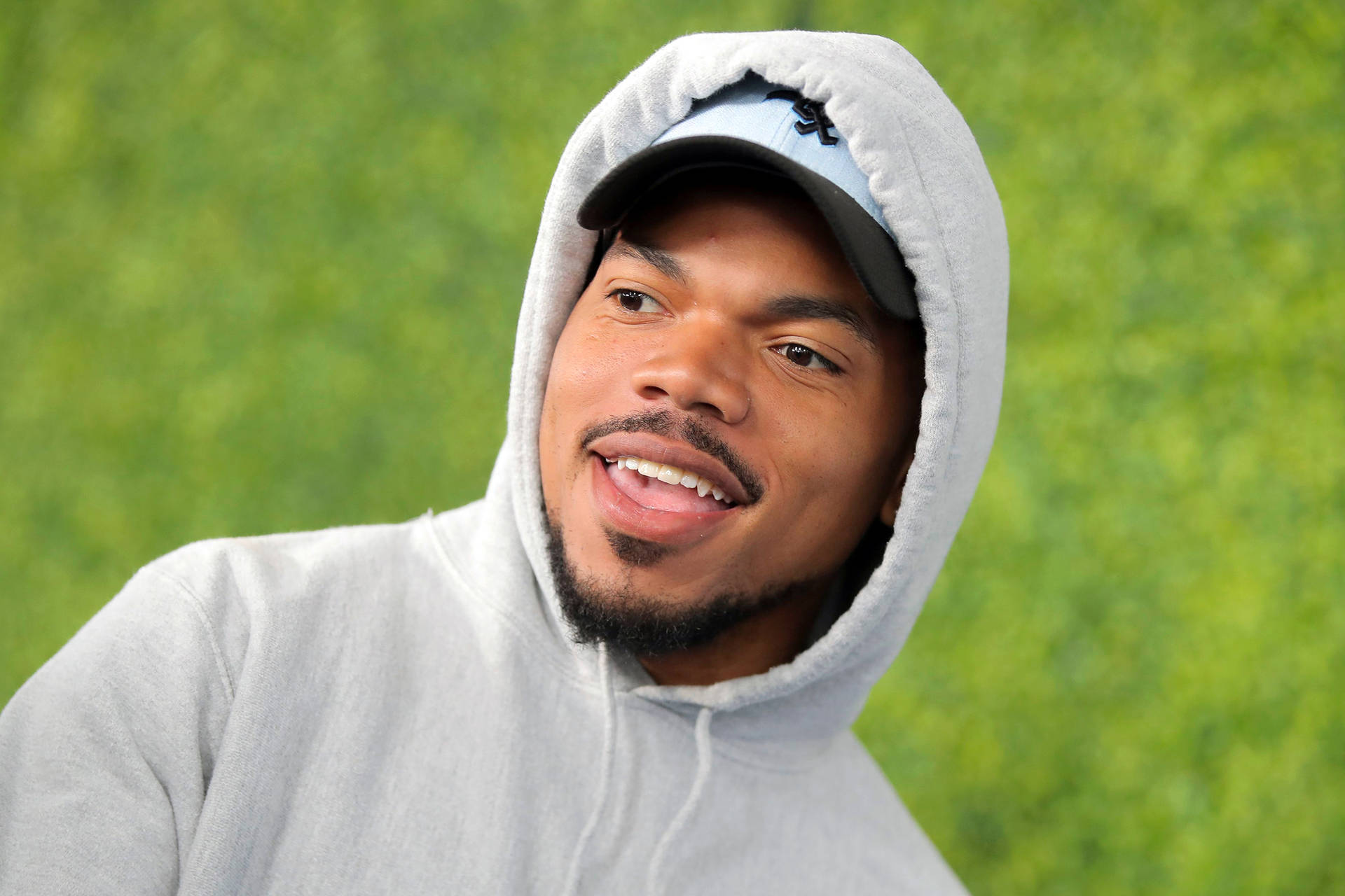 Chance The Rapper Green Field Background
