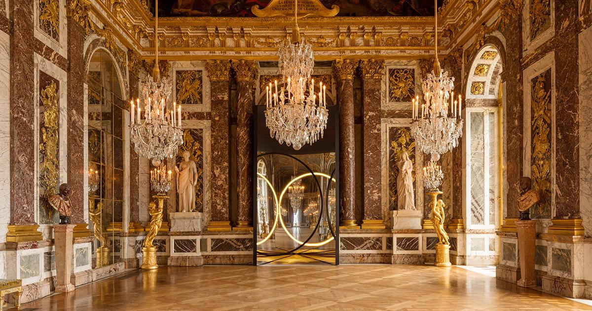 Chandeliers In The Palace Of Versailles