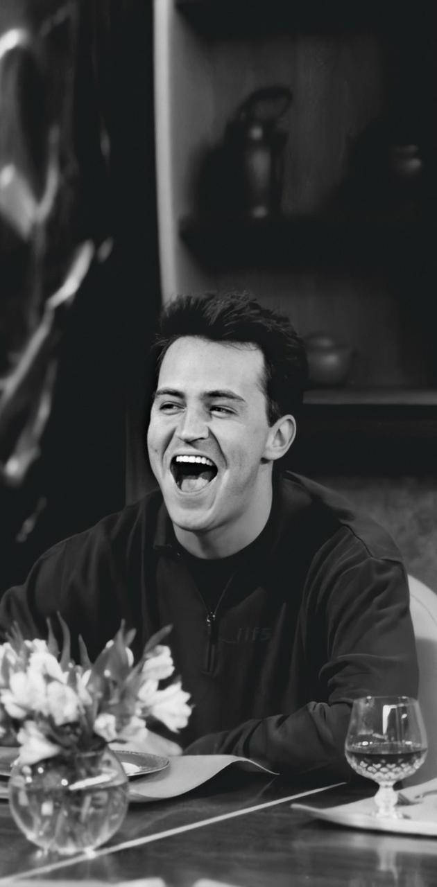 Chandler's Fake Laugh Friends Tv Show Background