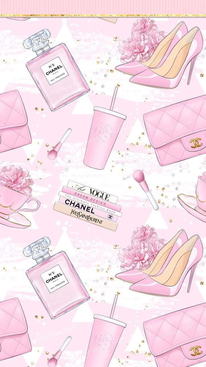 Chanel Girly Artefacts Background