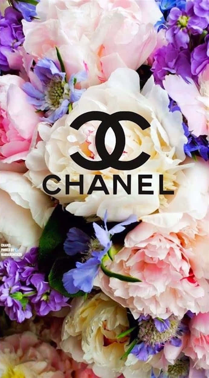 Chanel Girly Flowers Background