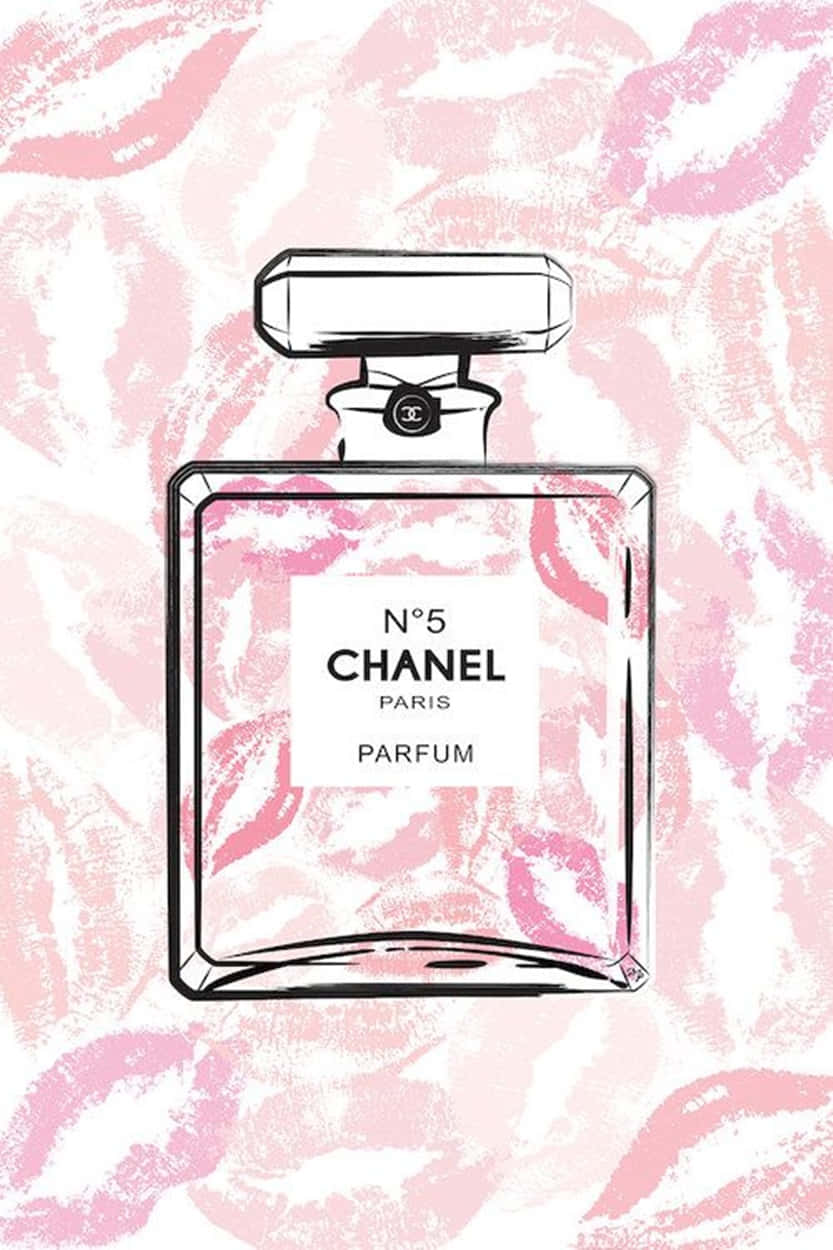 Chanel Girly No. 5 Fragrance Background