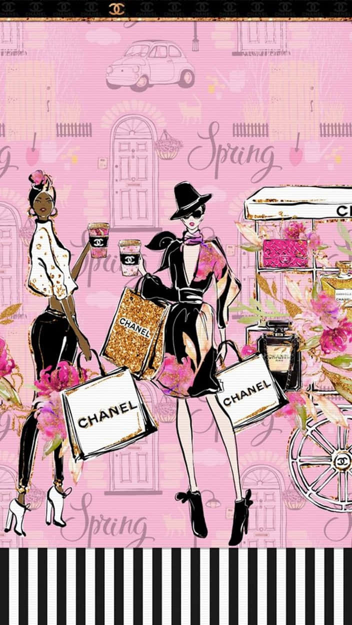 Chanel Girly Package Background